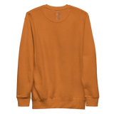 PHUCK WIP premium crewneck in Orange, back